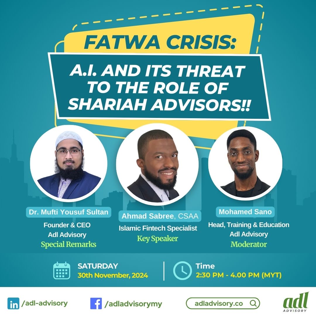 Fatwa Crisis: A.I. and Its Threat to the Role of Shariah Advisors!!