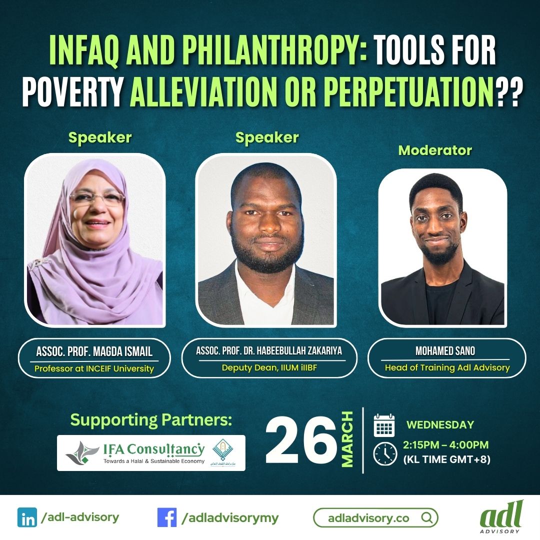 Ramadan Special Webinar: Infaq and Philanthropy: Tools for Poverty Alleviation or Perpetuation??